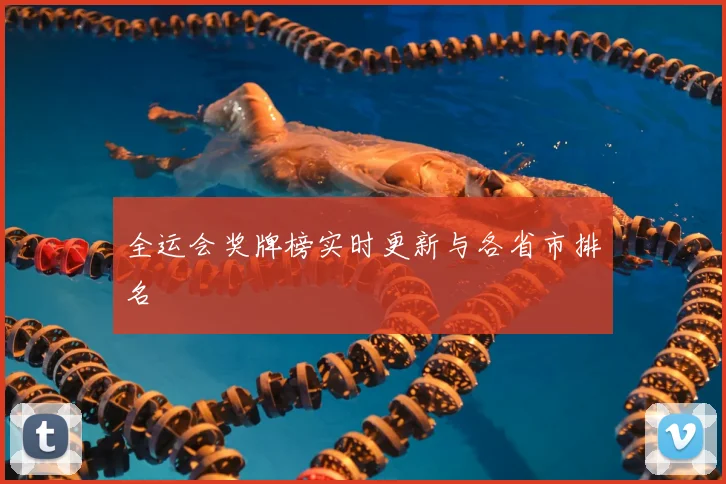 全运会奖牌榜实时更新与各省市排名